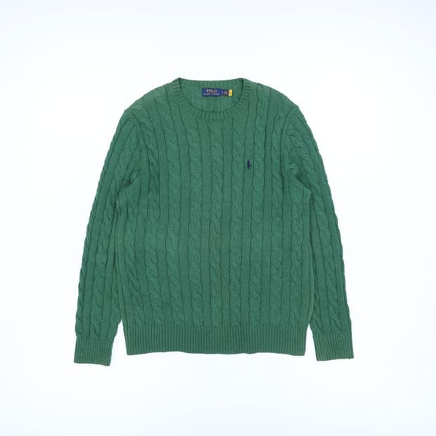 L 신형 폴로 랄프로렌 케이블 니트 N7496