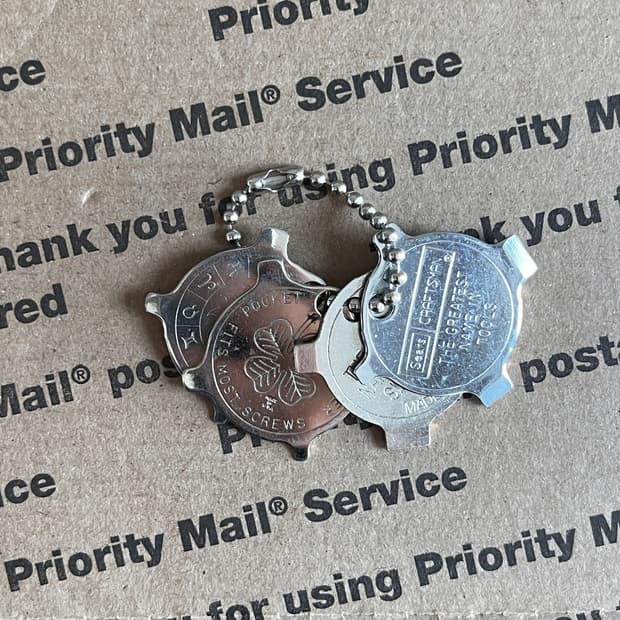 90s Vintage Sheriff Badge Keyring