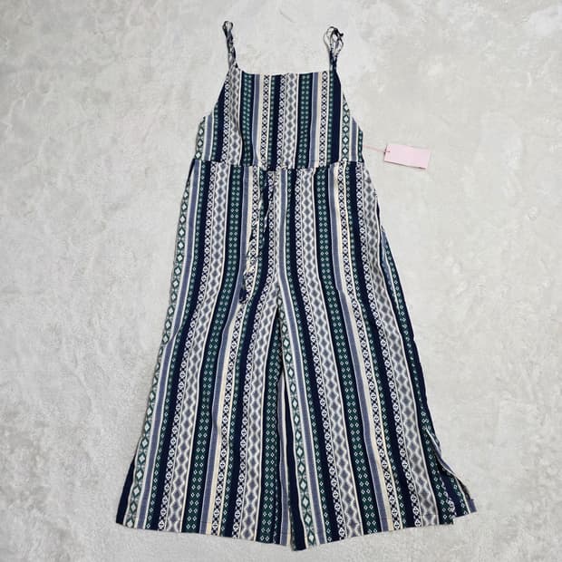 (66)여성 SOUP 끈 나시 와이드 오버롤 점프슈트 여름