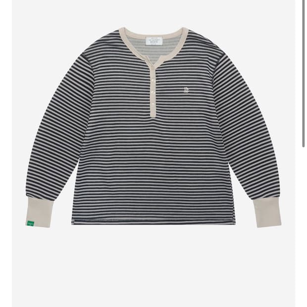 노컨텐츠 스트라이프 롱슬리브