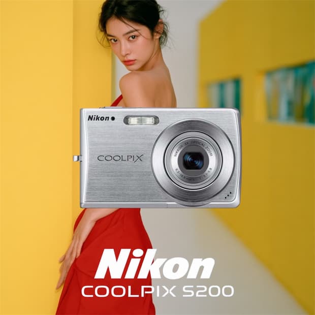 니콘 쿨픽스 S200 NIKON COOLPIX S200 빈티지 디카