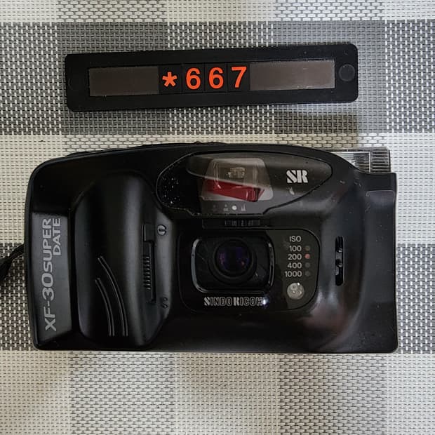 신도리코 XF-30 슈퍼 DATE 필름카메라