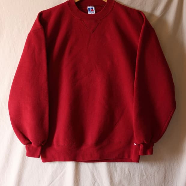 러셀 90s 스웻셔츠 맨투맨 레드 L

