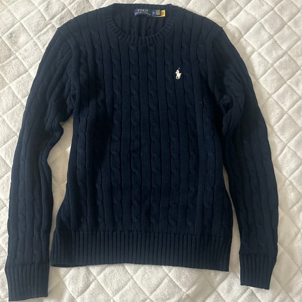 폴로 랄프로렌 네이비색 니트(M사이즈)