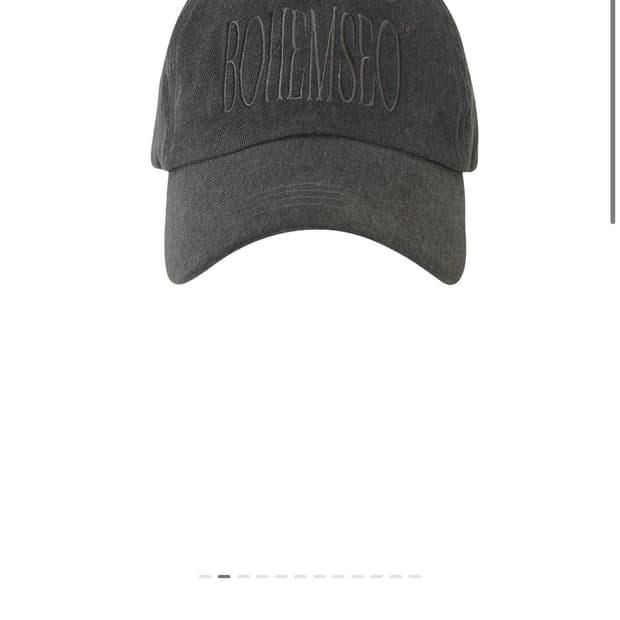 보헴서 볼캡 차콜