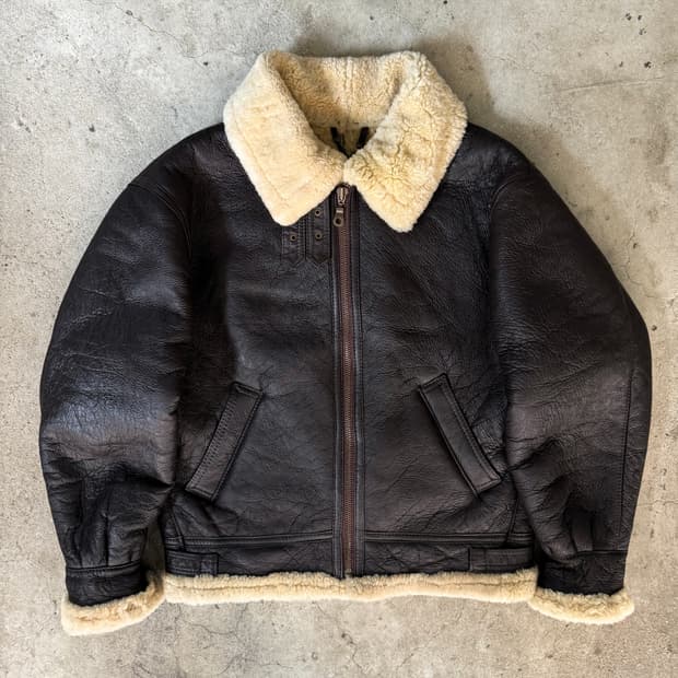 TEODEM LEATHER TYPE B-3 FLIGHT JACKET