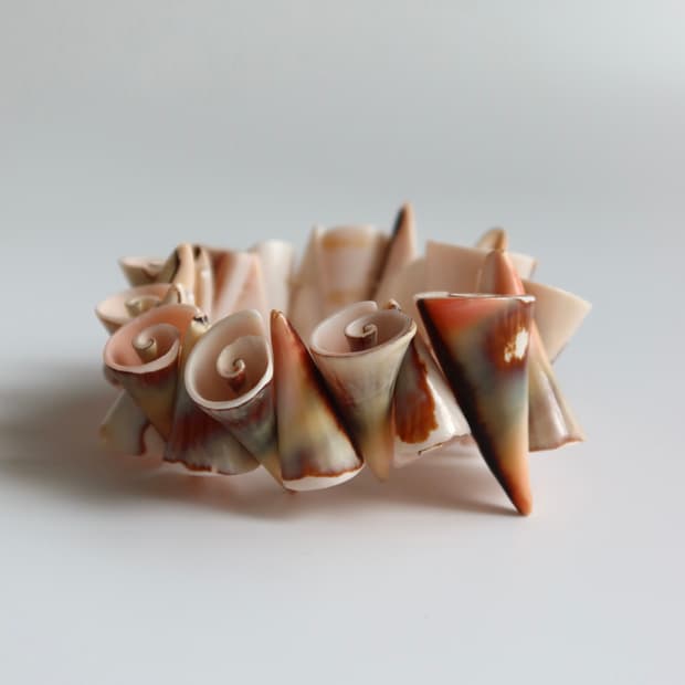 shell spiral bracelet