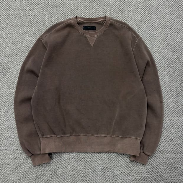 일꼬르소 워시드 맨투맨 v2896