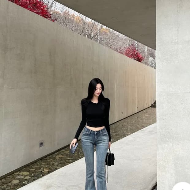 오브히 기모 핏츠 크롭 반팔티 라운드넥 기본티 그레이 화이트 블랙