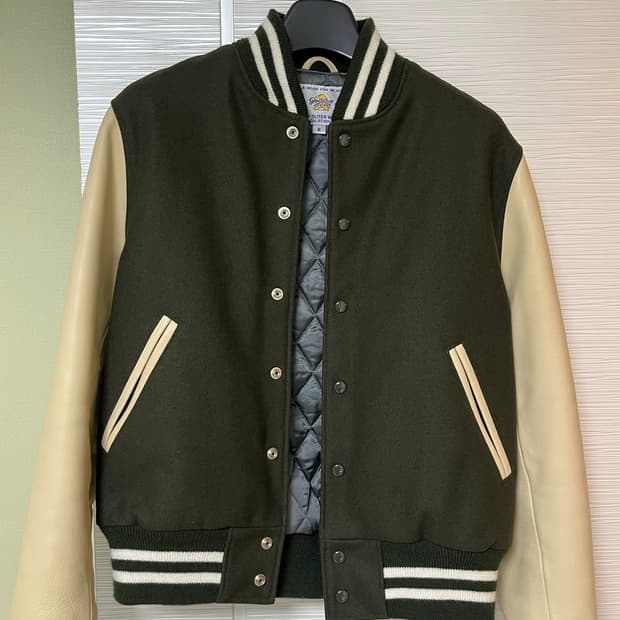 골든베어 바시티 자켓 그린 M