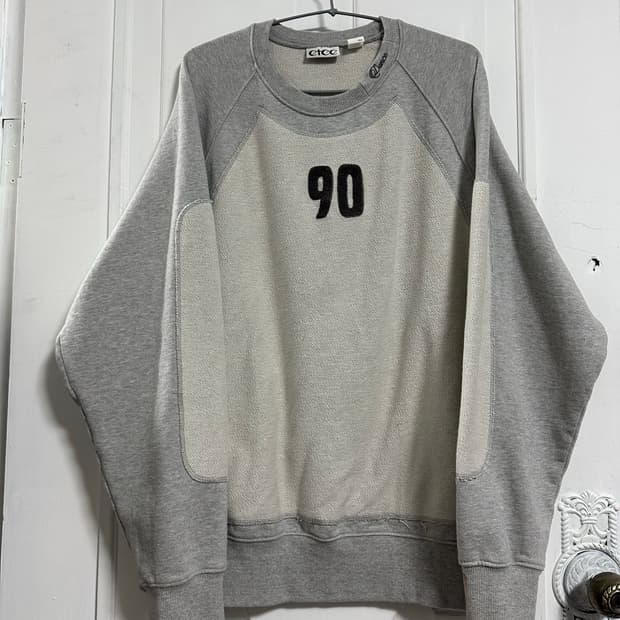 이티씨이 90 패치워크 맨투맨