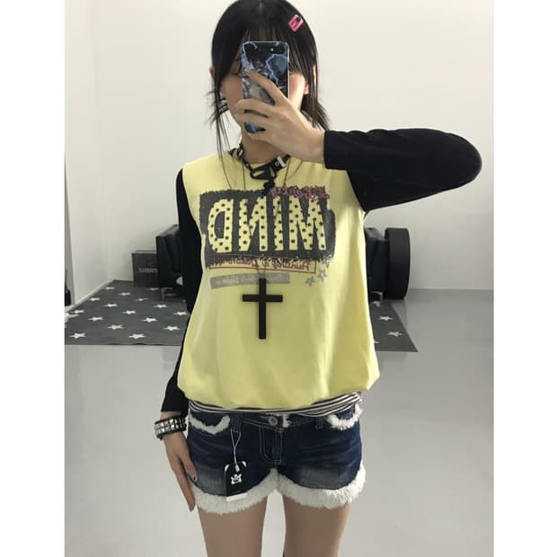 Jpn Y2k Gya-ru Long Sleeve T-Shirts