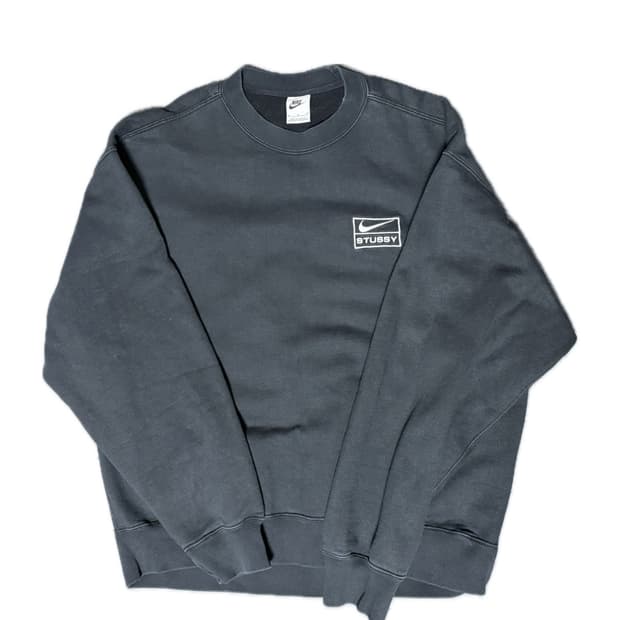 나이키 x 스투시 맨투맨 블랙 M