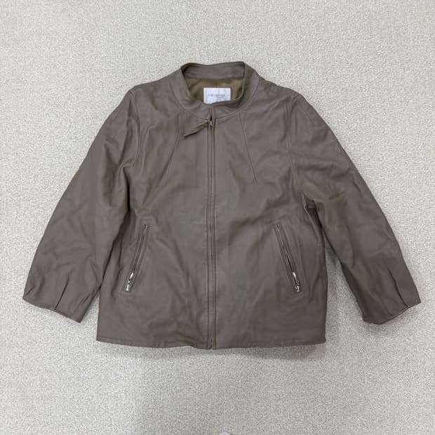 66 미센스 레더 블레이저 자켓 0209T