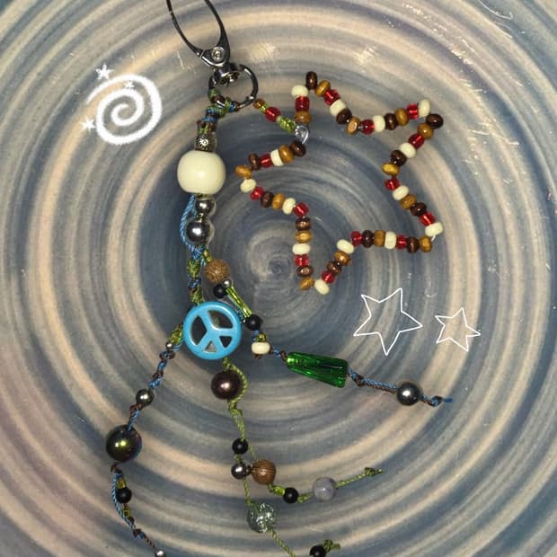 핸드메이드 비즈키링