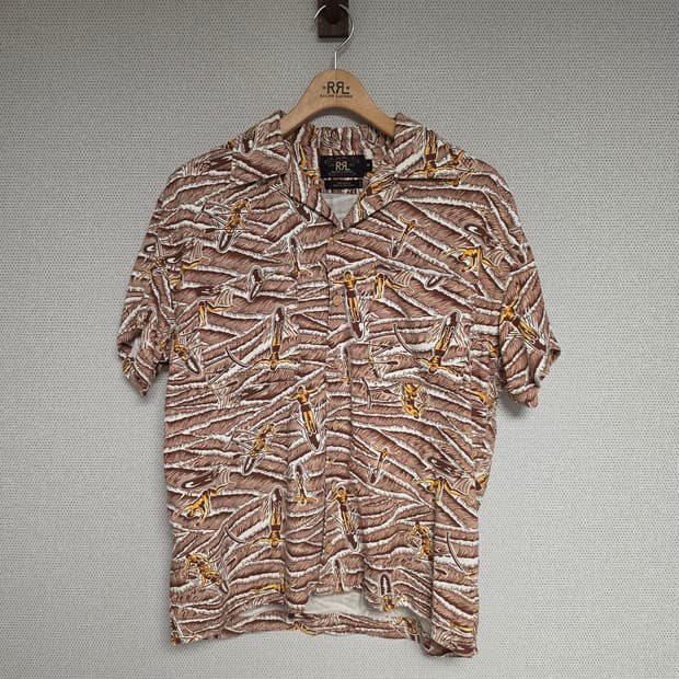 RRL 더블알엘 90S 서핑 캠프 셔츠