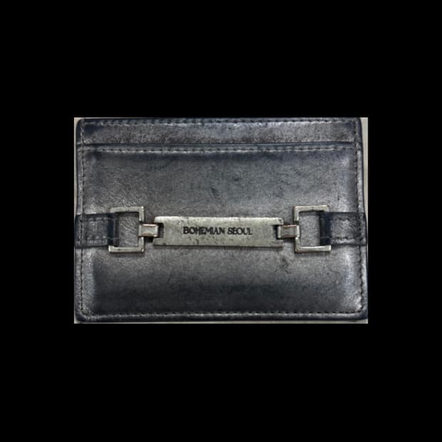 보헤미안서울 카드지갑 실버