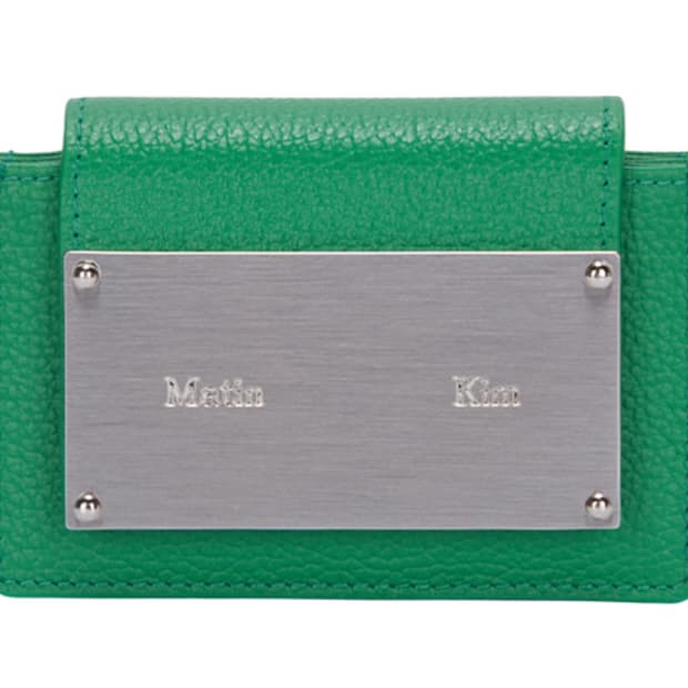 급처) 마뗑킴 아코디언 지갑 그린 