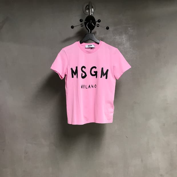 MSGM 핑크 반팔 티셔츠 XS(W)