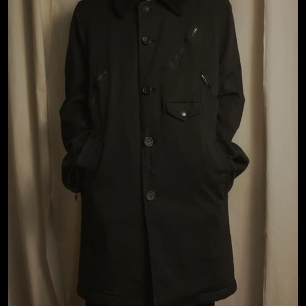 꼼데가르송 옴므 05aw 멀티 포켓 코트