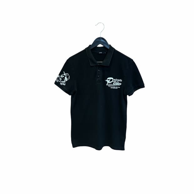 EVISU 에비수 반팔 PK 카라티 블랙 95사이즈
