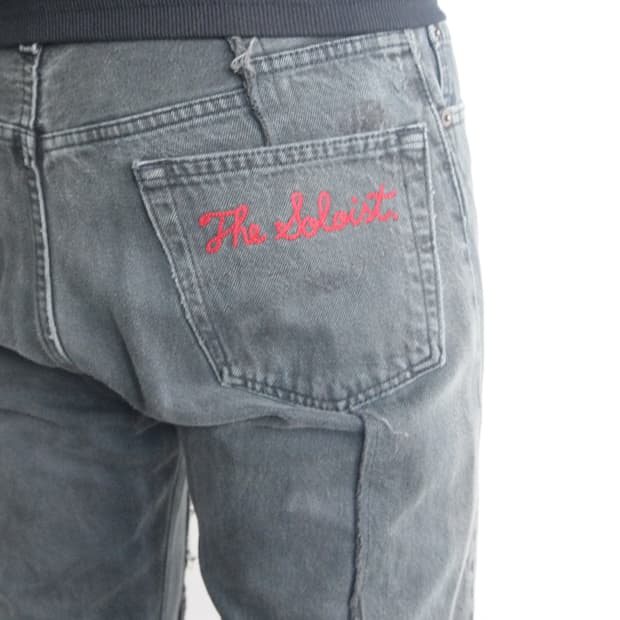 솔로이스트 x 올드파크 디스트로이드 데님