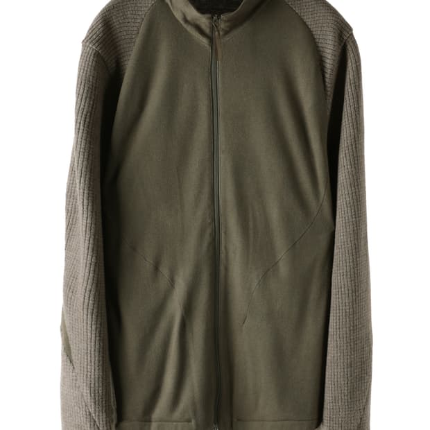 [새상품 L] paf 7.0 fleece right olive green