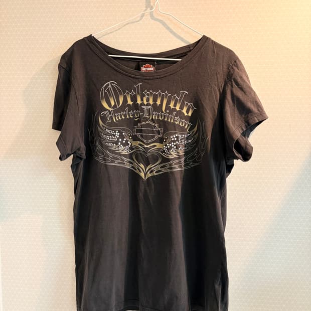 할리데이비슨 오를란도 로고 티셔츠