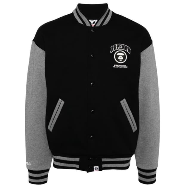 AAPE BY A BATHING APE 스웻 바시티 자켓