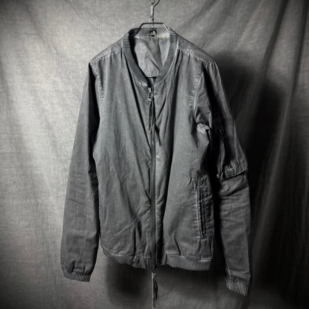 ARMY OF ME Waxed Cotton Bomber Jacket  