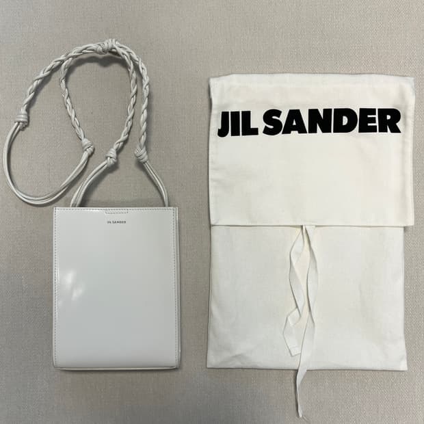 JIL SANDER 탱글백 화이트