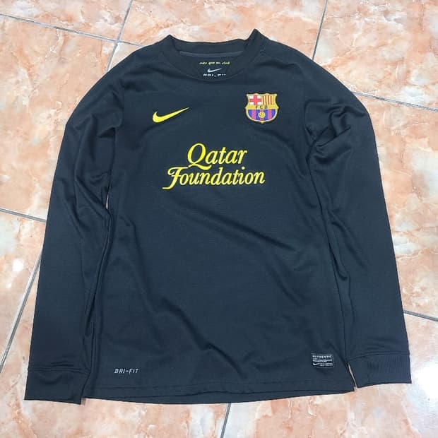 나이키 11 12 FC 바르셀로나 어웨이 올드레플 축구져지