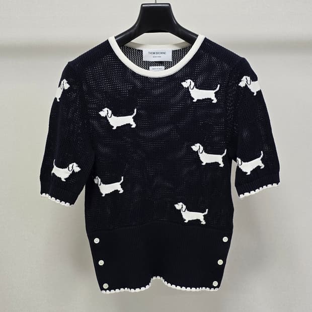 톰브라운 헥터 여성 반팔 니트 36사이즈 판매