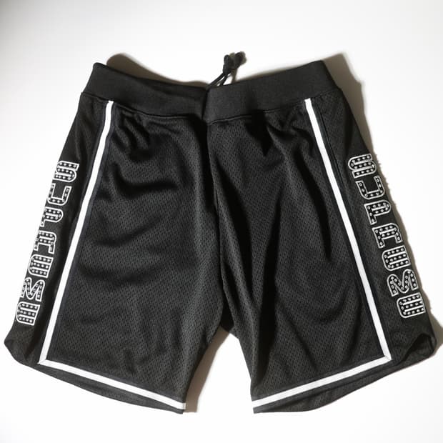[M] 슈프림 라인스톤 베스킷볼 쇼츠 반바지 Supreme