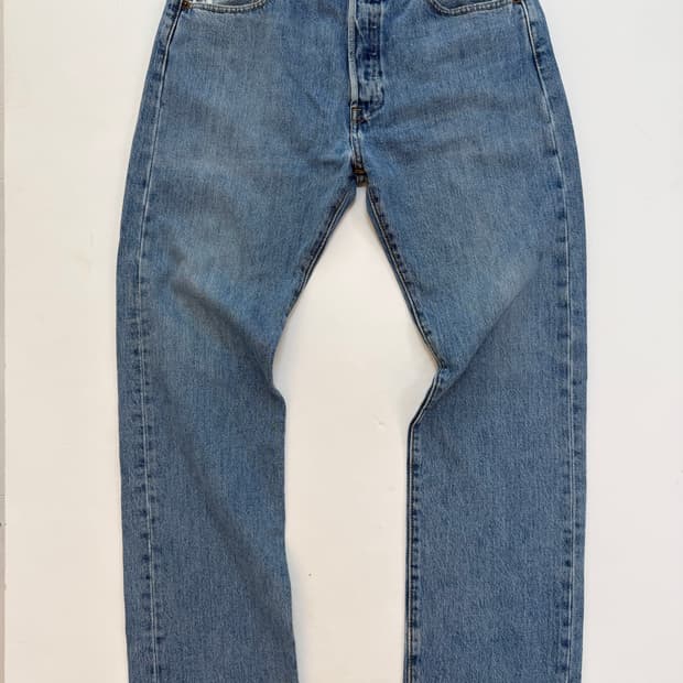 리바이스 501 vtg 연청 데님
