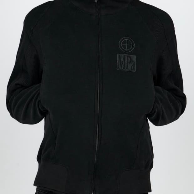 MPa CONTRAST ZIPPED JACKET (BLACK)