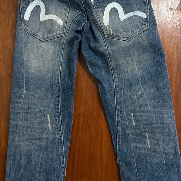 에비수 데님팬츠