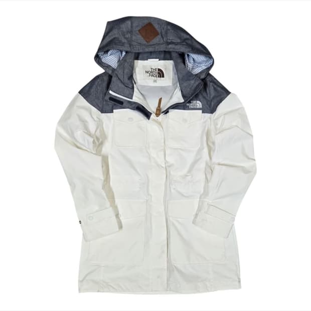  (바배) 노스페이스 화이트 라벨 야상 바람막이 자켓