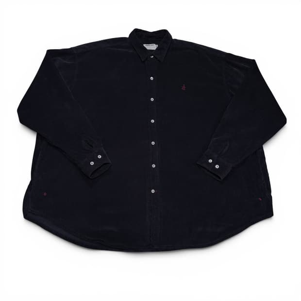 FREE 앵글런 다크네이비 오버사이즈 코듀로이 셔츠 자켓