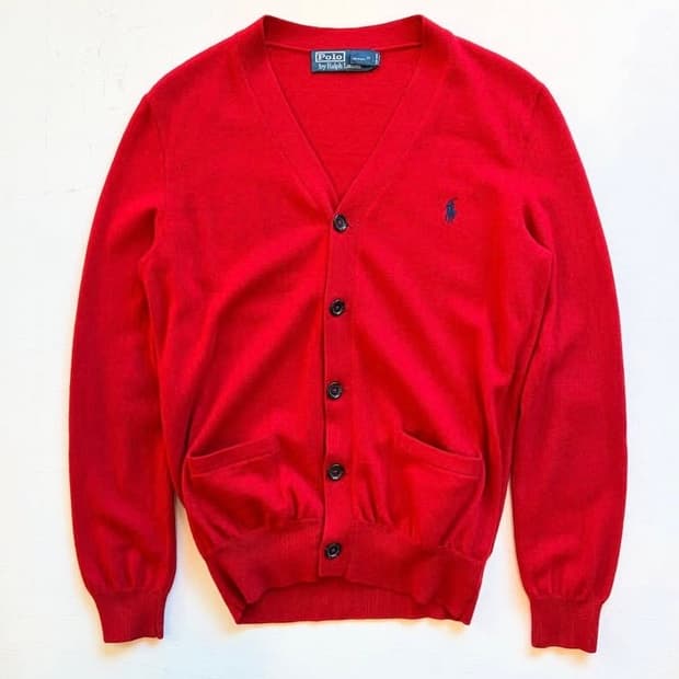 폴로랄프로렌 엘보우 패치 가디건