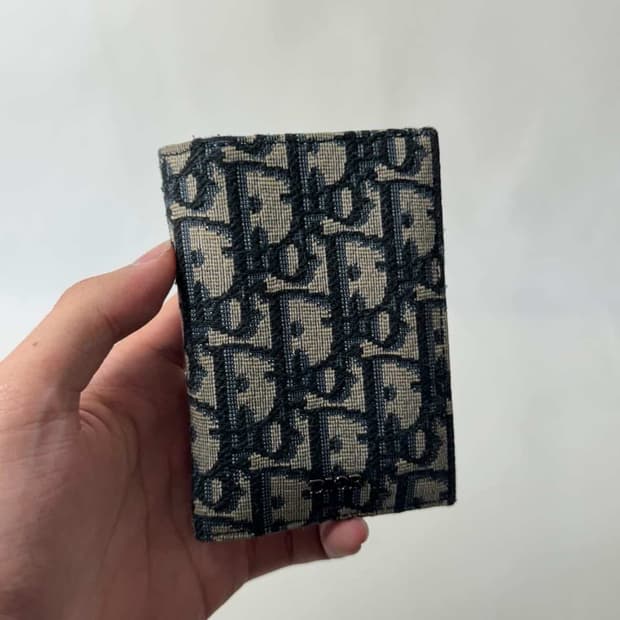 디올 오블리크 카드지갑 오거나이저