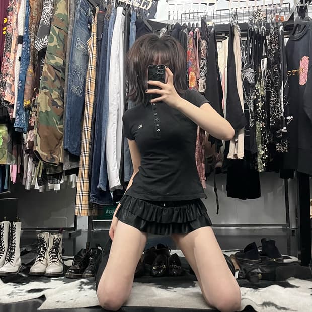 버버리 슬림핏 반팔