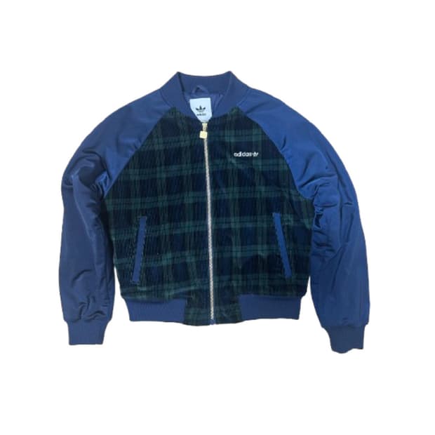 아디다스 체크 점퍼