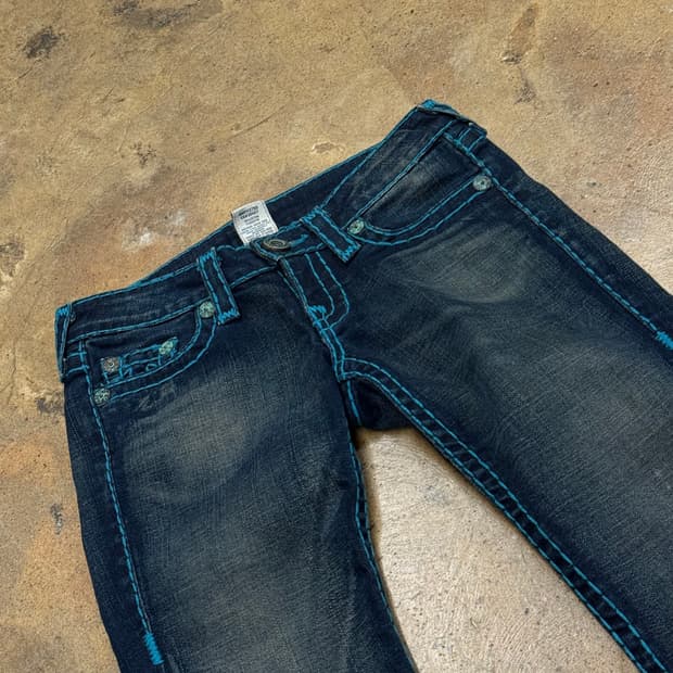 [정품/26] 트루릴리젼 블루 데님 청바지 b16