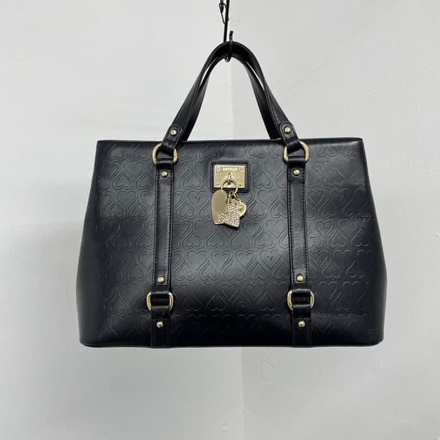 러브캣 하트 갸루 키링 토트백