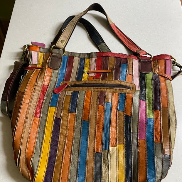 빈티지 가죽 빅백