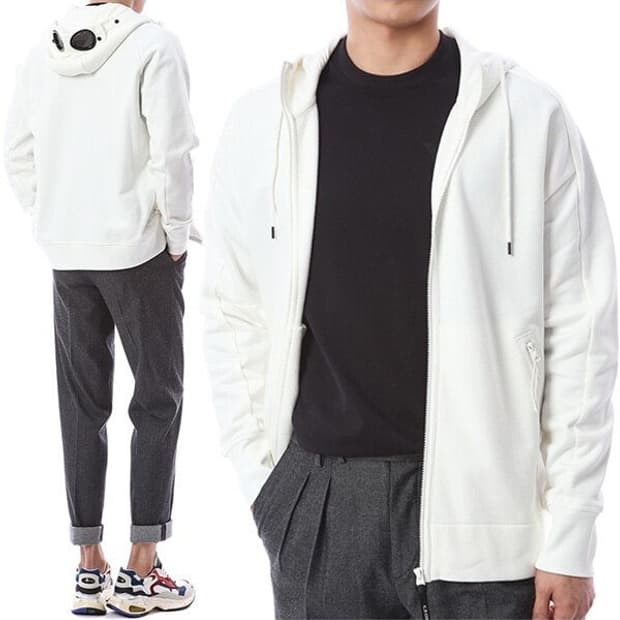 cp컴퍼니 고글 후드집업