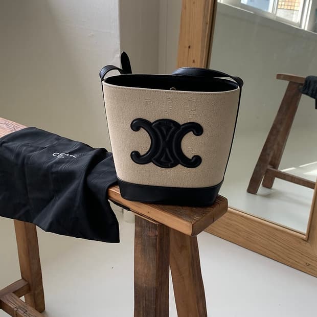 셀린느 트리오페 버킷백