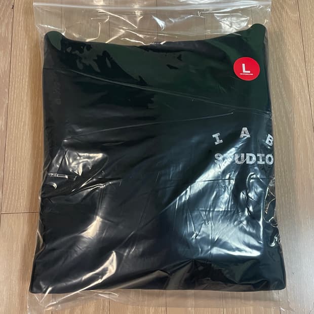 (L)아이앱 후드 카모 블랙