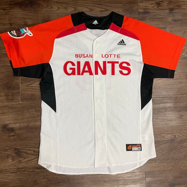 아디다스 롯데자이언츠 황재균 어센틱 유니폼 105